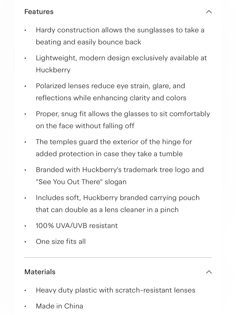 Huckberry Cruisers Sunglasses
